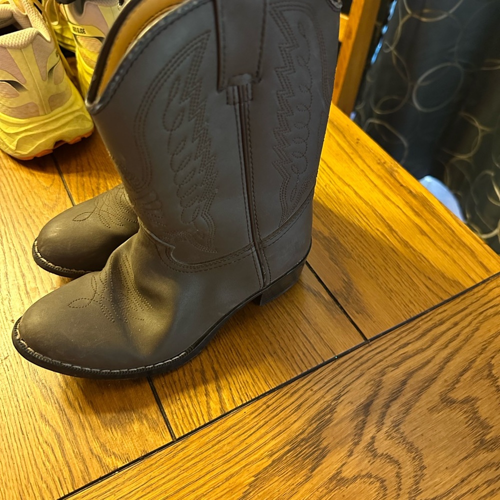 Durango Black Western Boots Classic Leather Design